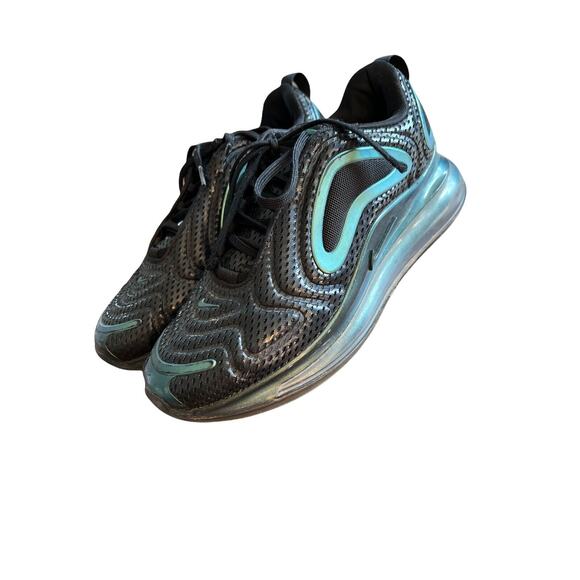Nike Other - 7Y Nike Air Max 720 Iridescent (AQ3196-003) Black Textile No Box Black Teal